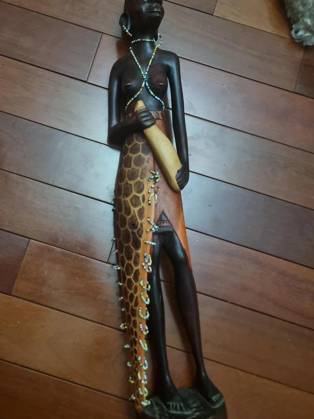 Hand-Carved Wooden Figurine