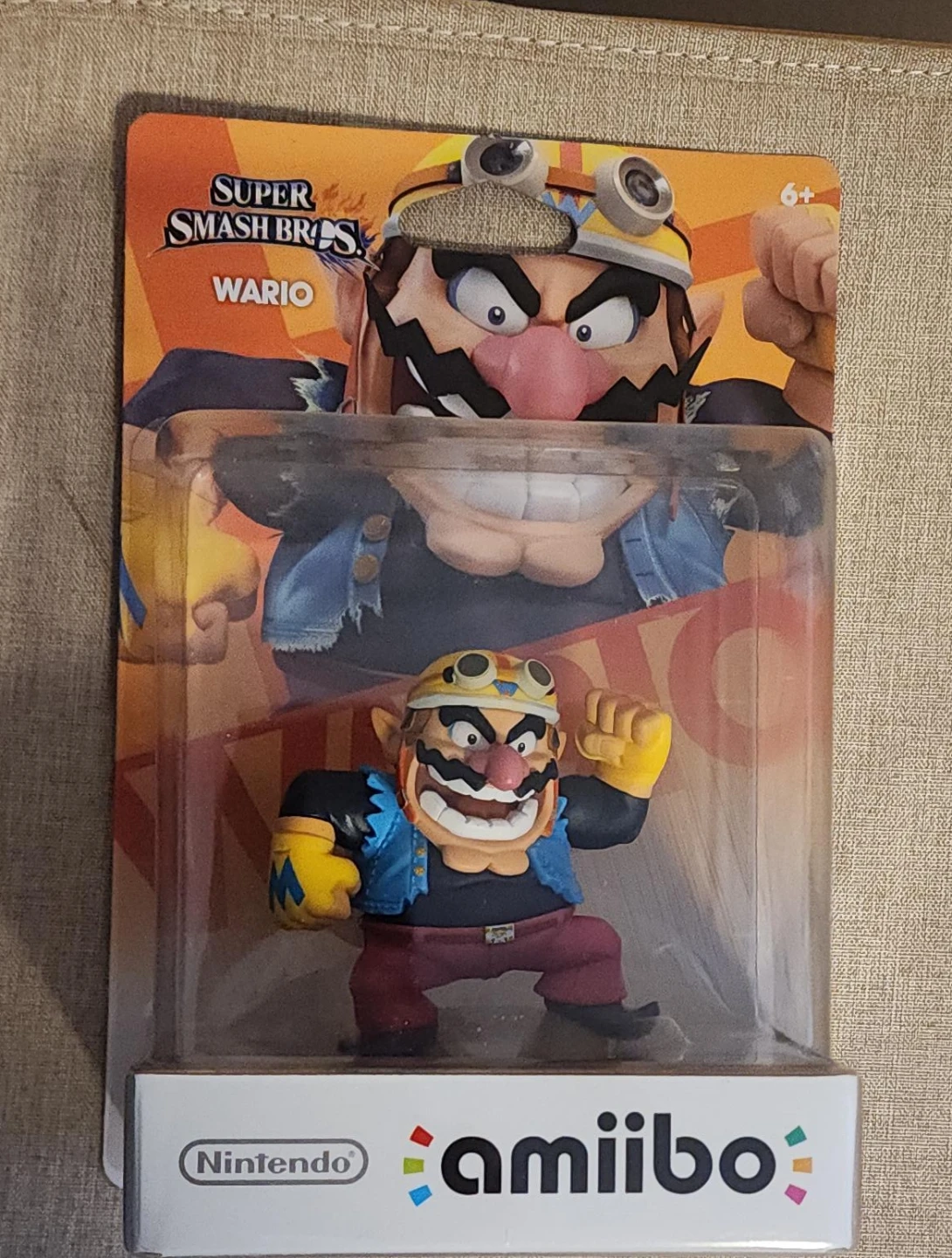 Nintendo Super Smash Bros. Wario Amiibo Figure