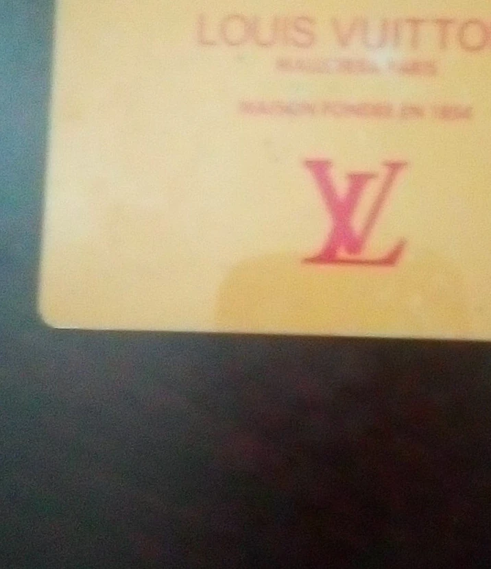 Louis Vuitton Logo Card