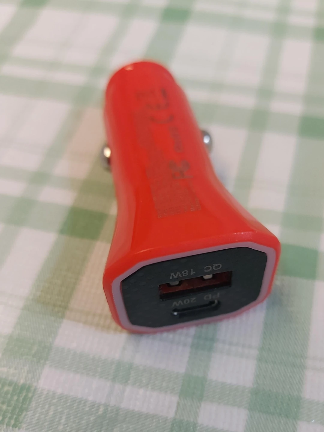 Red Car Charger - 18W QC & 20W PD