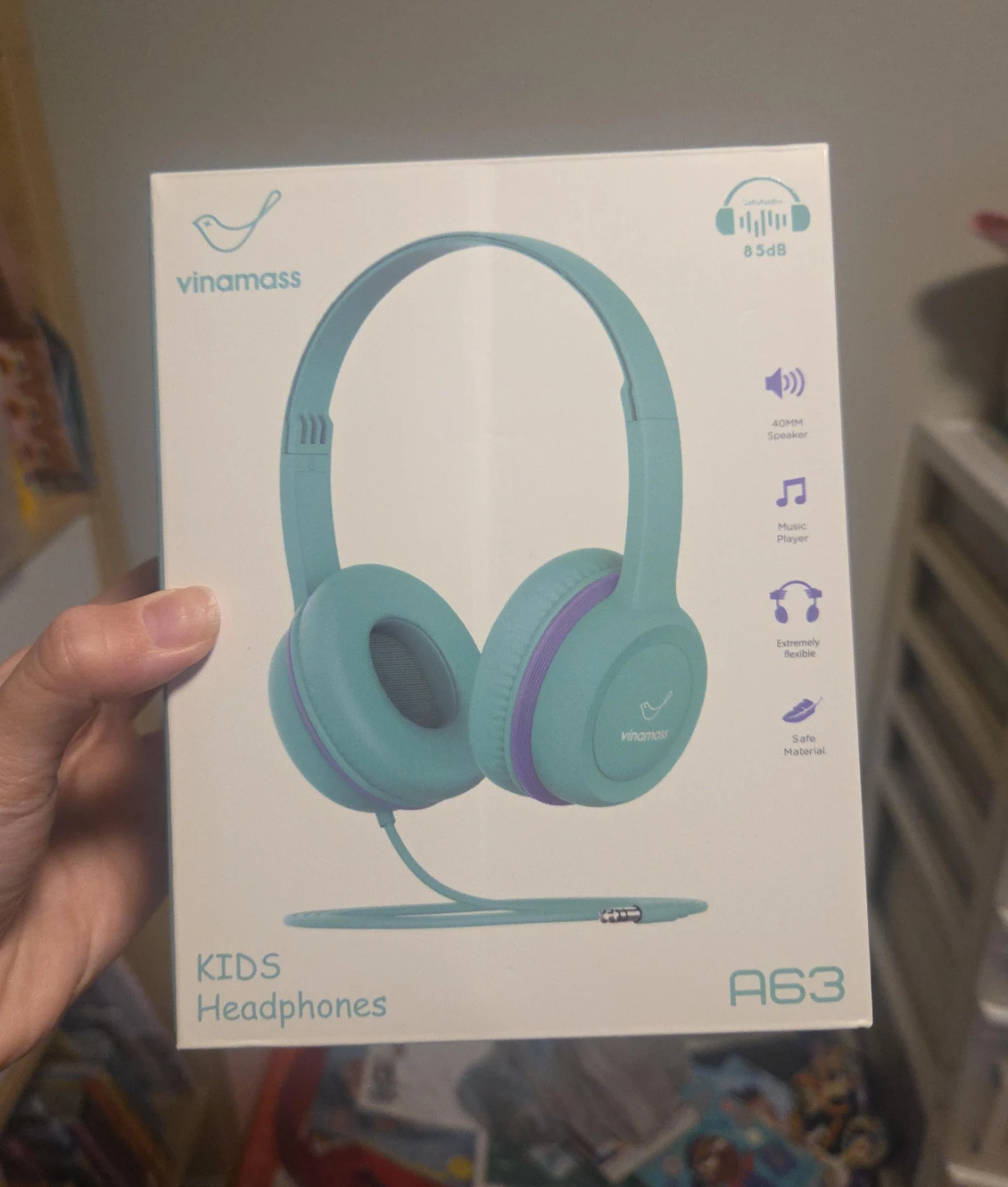 Vinamass A63 Kids Headphones