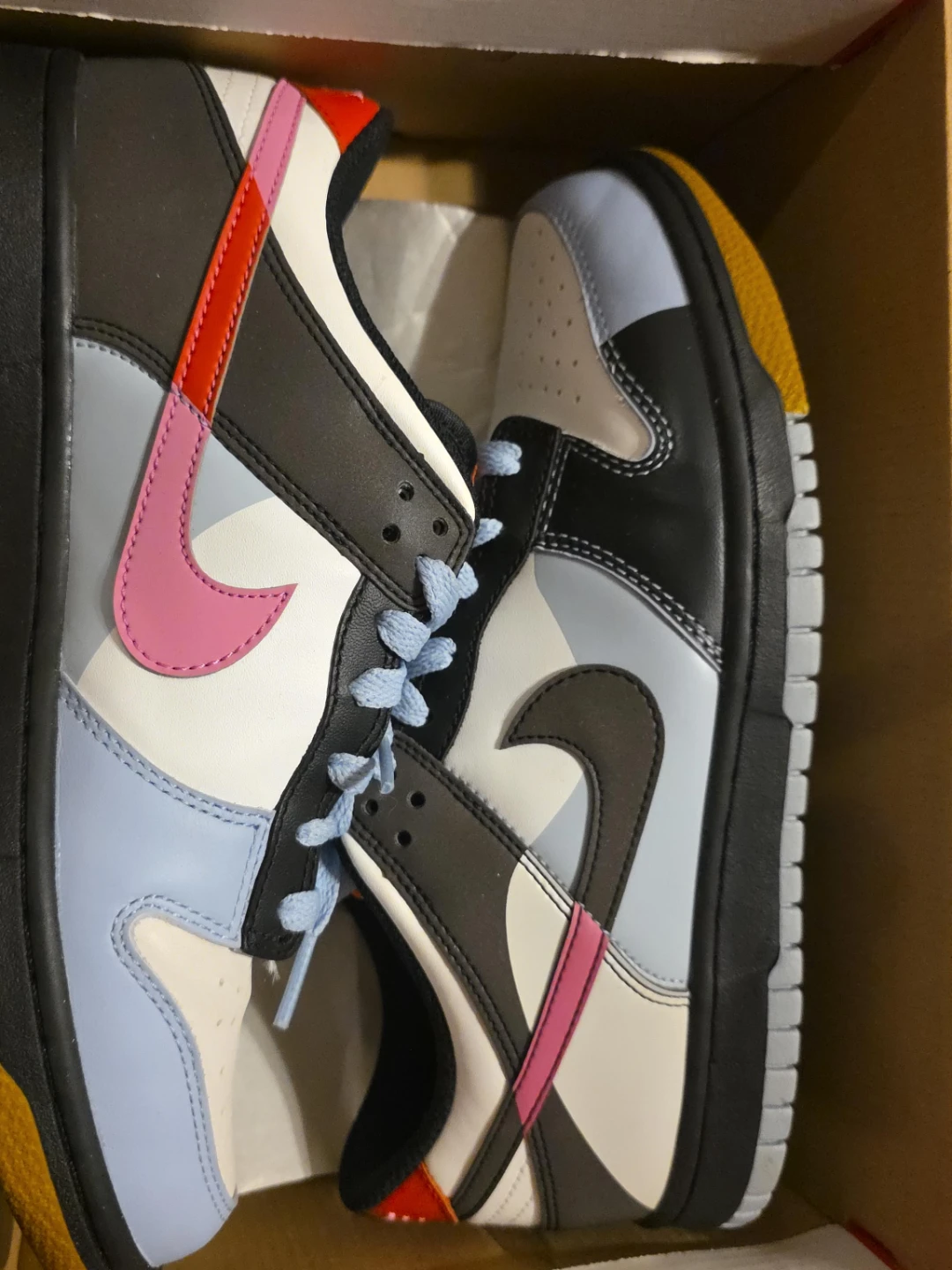 Nike Dunk Low SE GS "Summit White/Lt Armory Blue" Youth Size 7Y