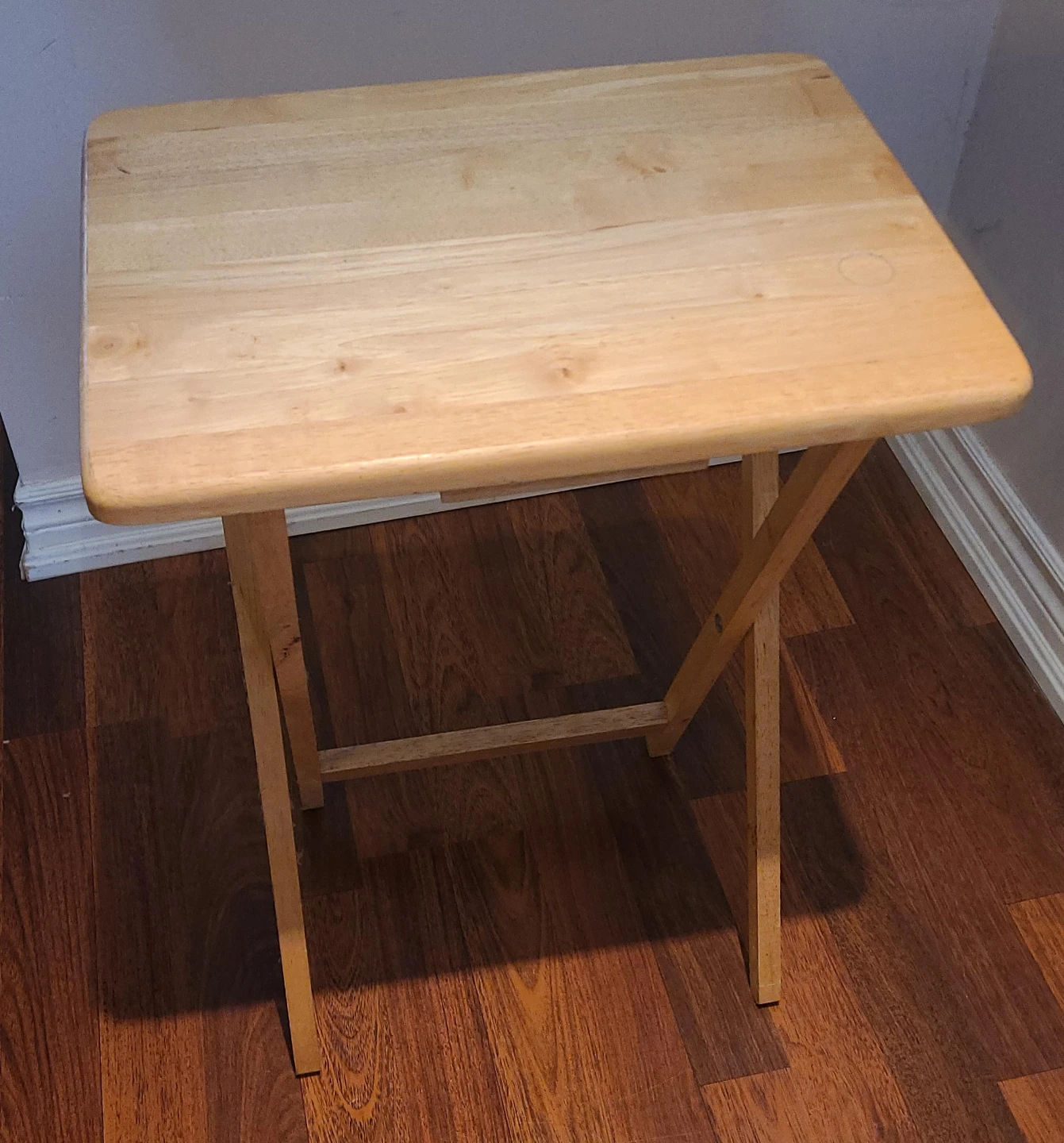 Wooden Folding Tray Table