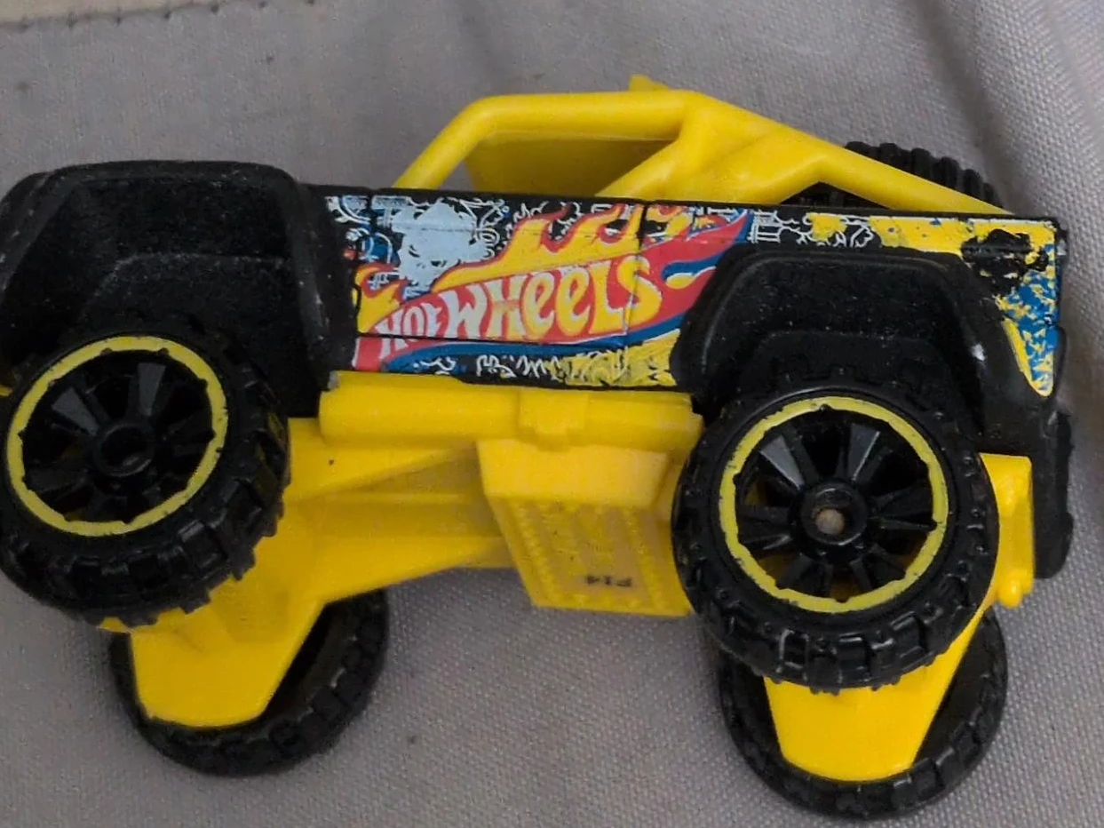 Hot Wheels Yellow Off-Road Truck Toy Car