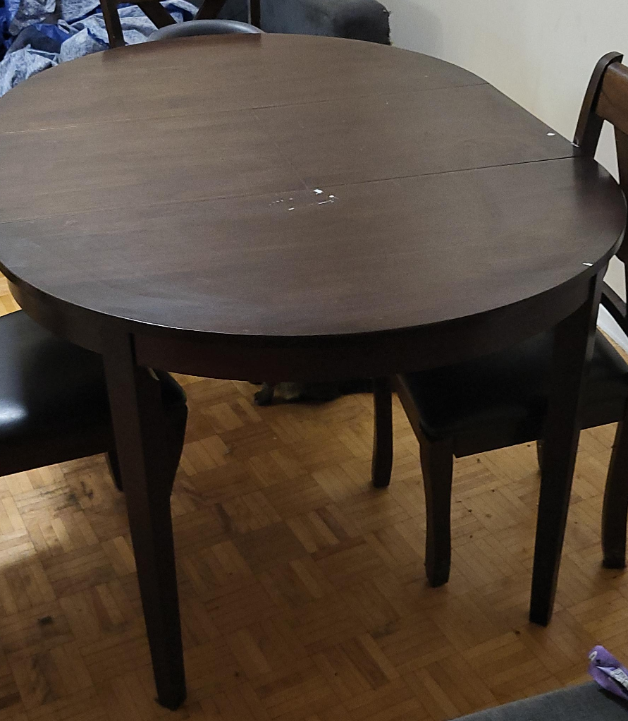 Dark Brown Dining Table