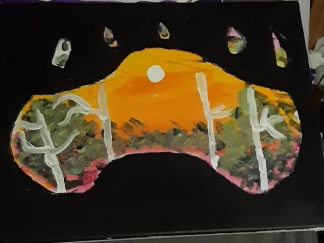 Original Painting - Bear Paw Sunset