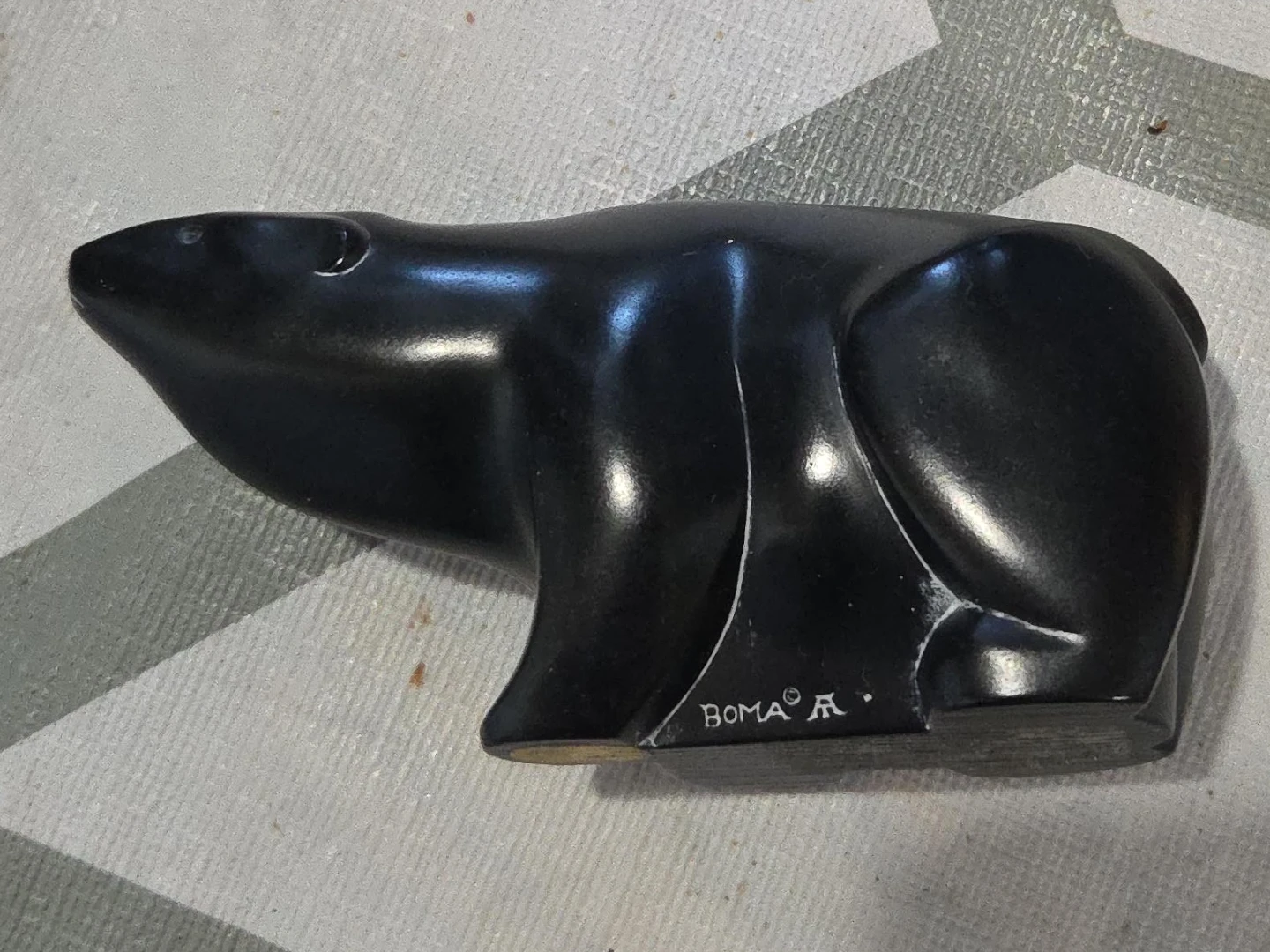 Boma Black Bear Figurine
