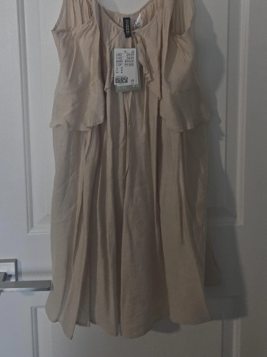 H&M Divided Women's Beige Strappy Dress - Size M