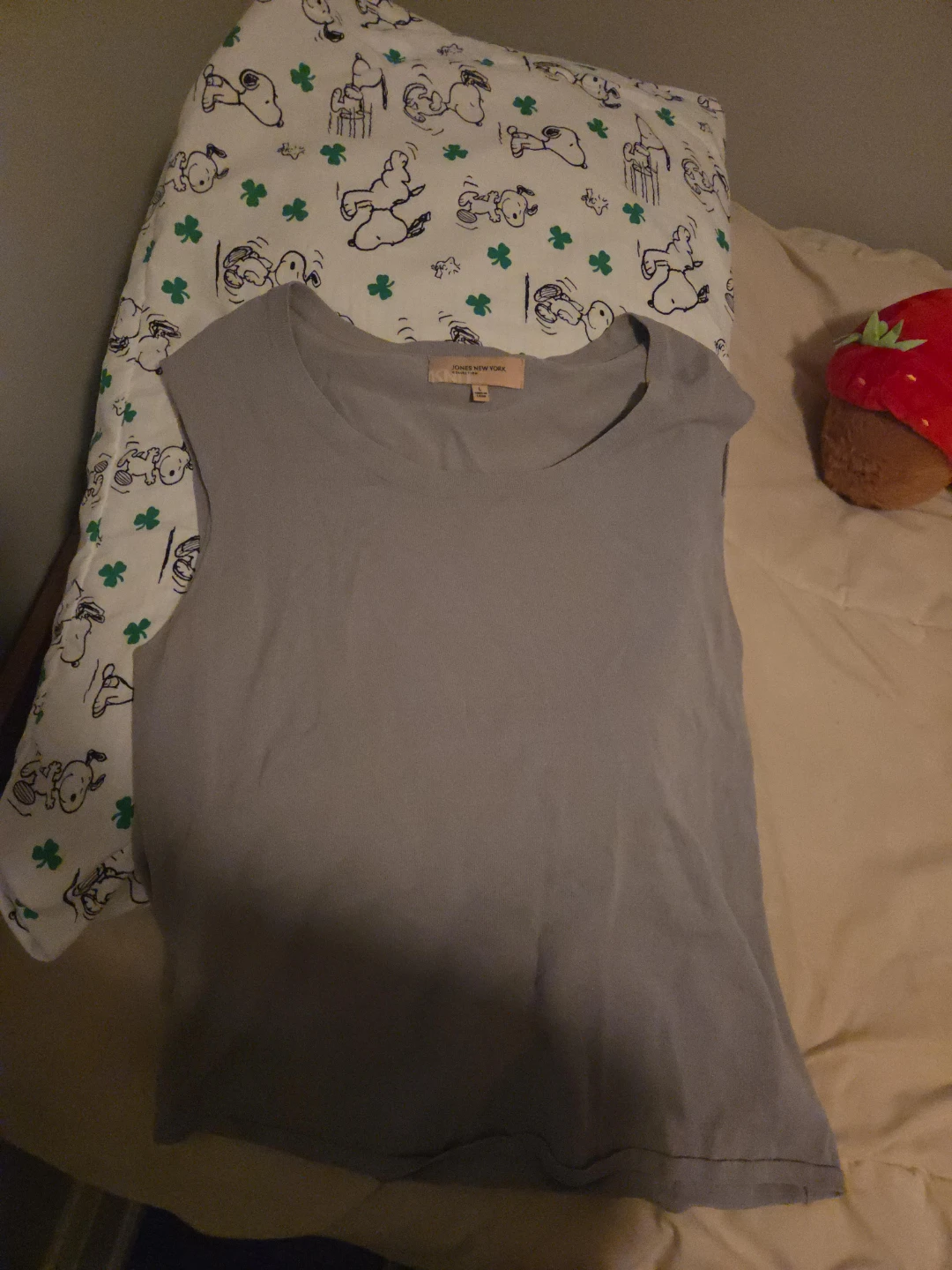 Jones New York Collection Grey Sleeveless Top - Size L