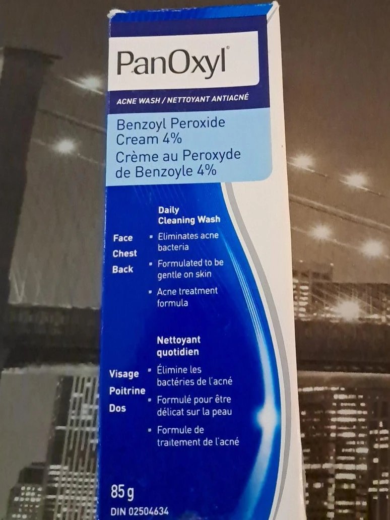 PanOxyl Acne Wash Benzoyl Peroxide Cream 4% 85g