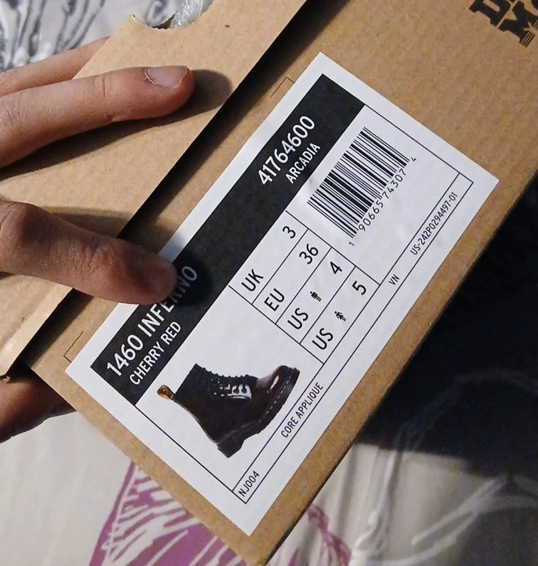 Dr. Martens 1460 Inferno Cherry Red Boots