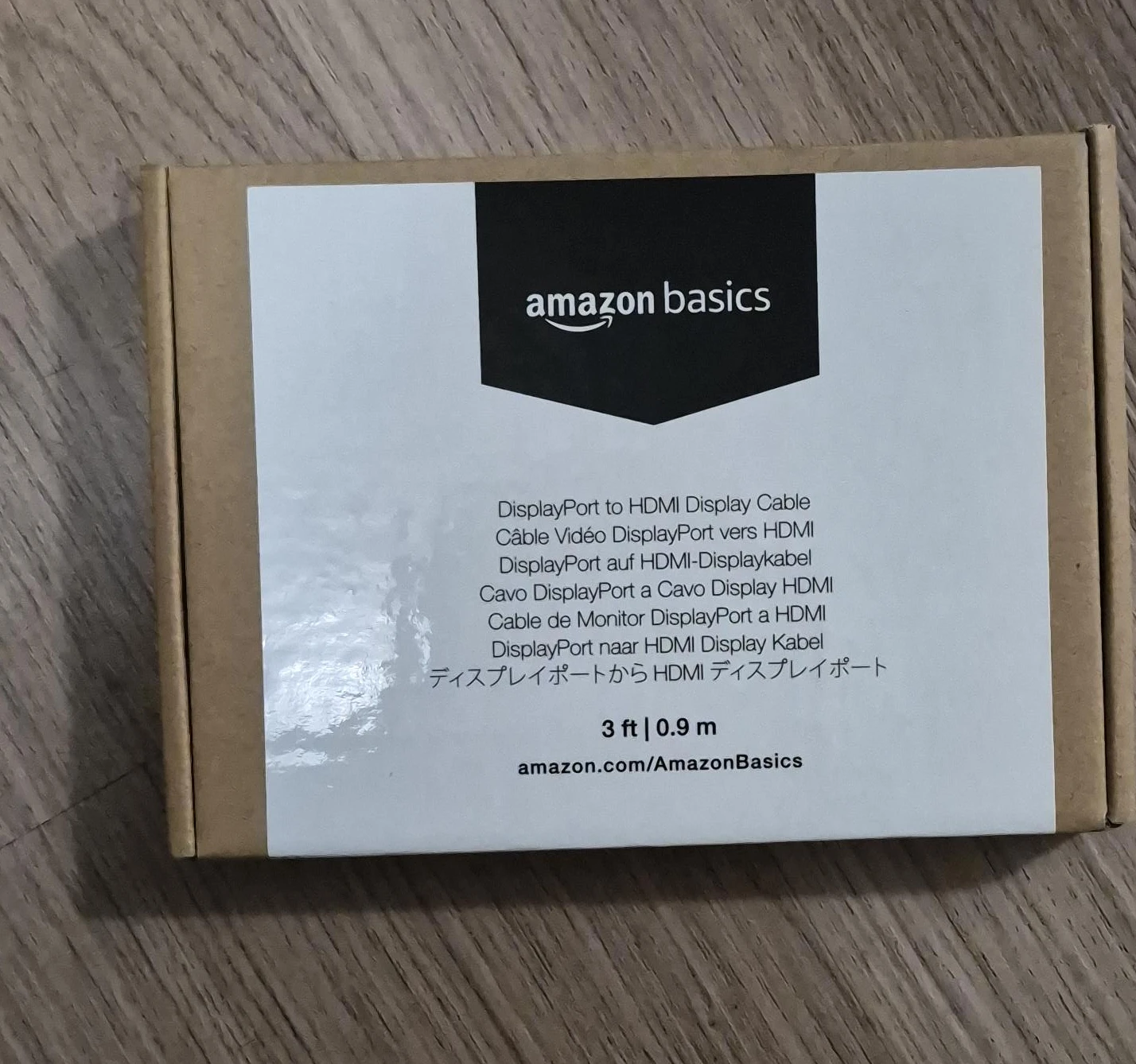 Amazon Basics DisplayPort to HDMI Cable - 3 ft