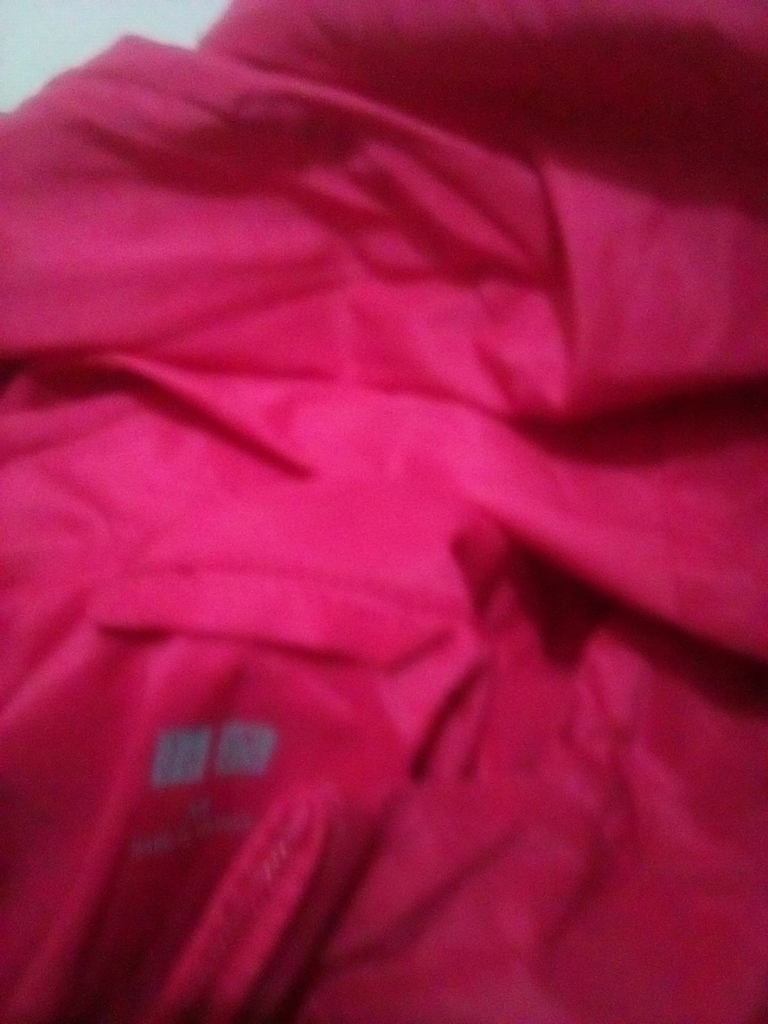 Uniqlo Red Hooded Pullover Jacket XS