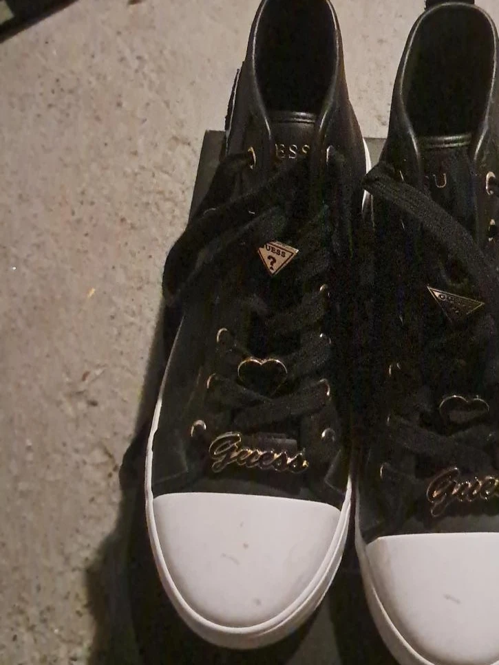 Guess Black High-Top Sneakers