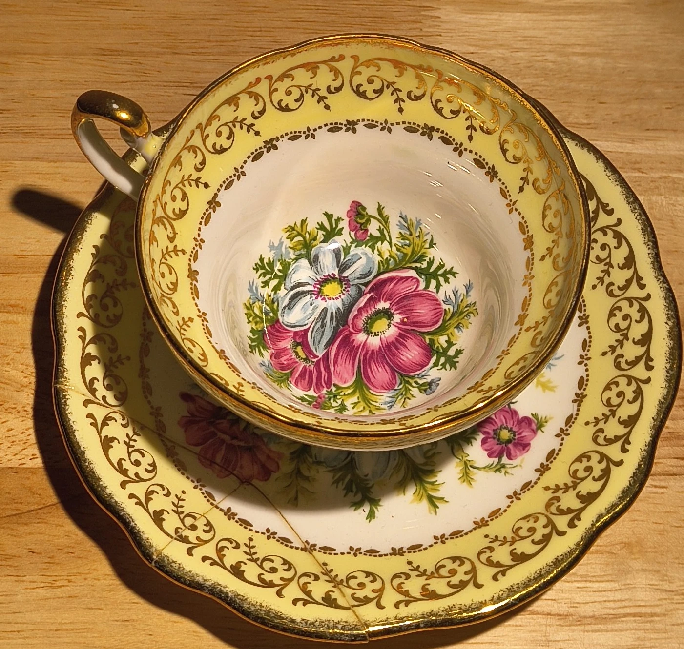 Foley Bone China Tea Cup and Saucer Set