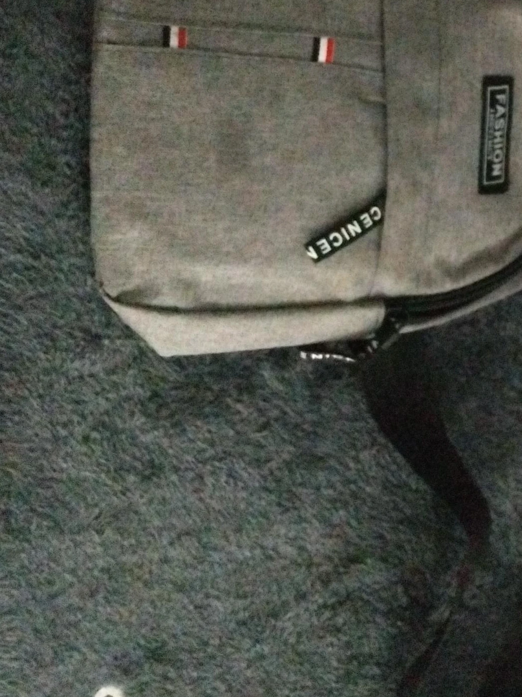 Gray Fashion Backpack