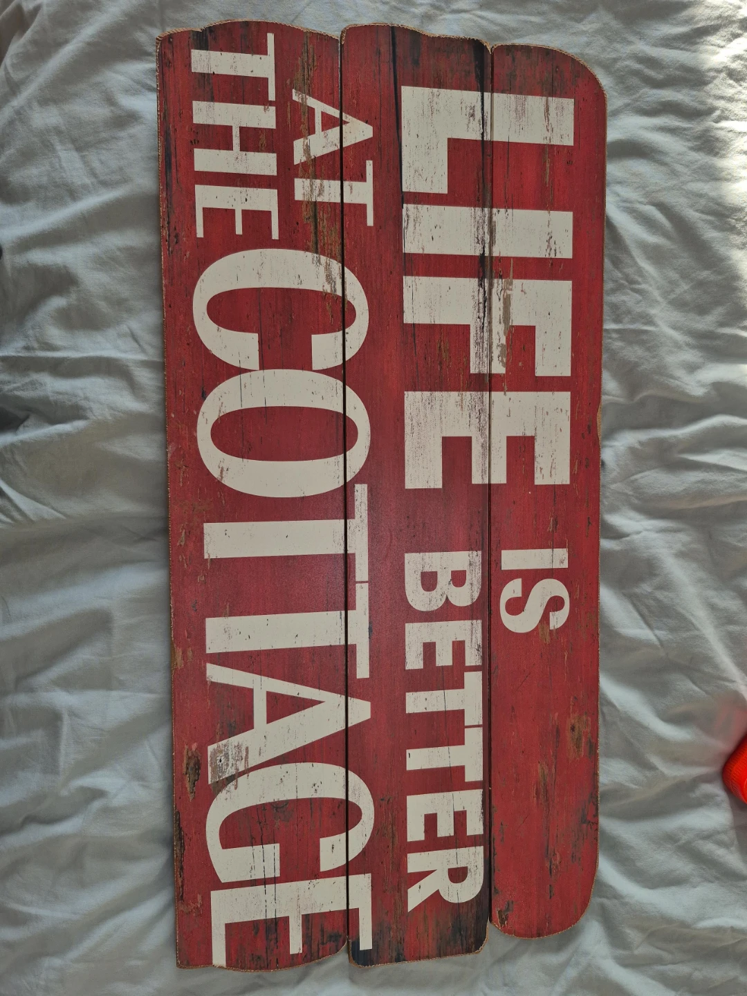 Life Is Better At The Cottage Wooden Sign
