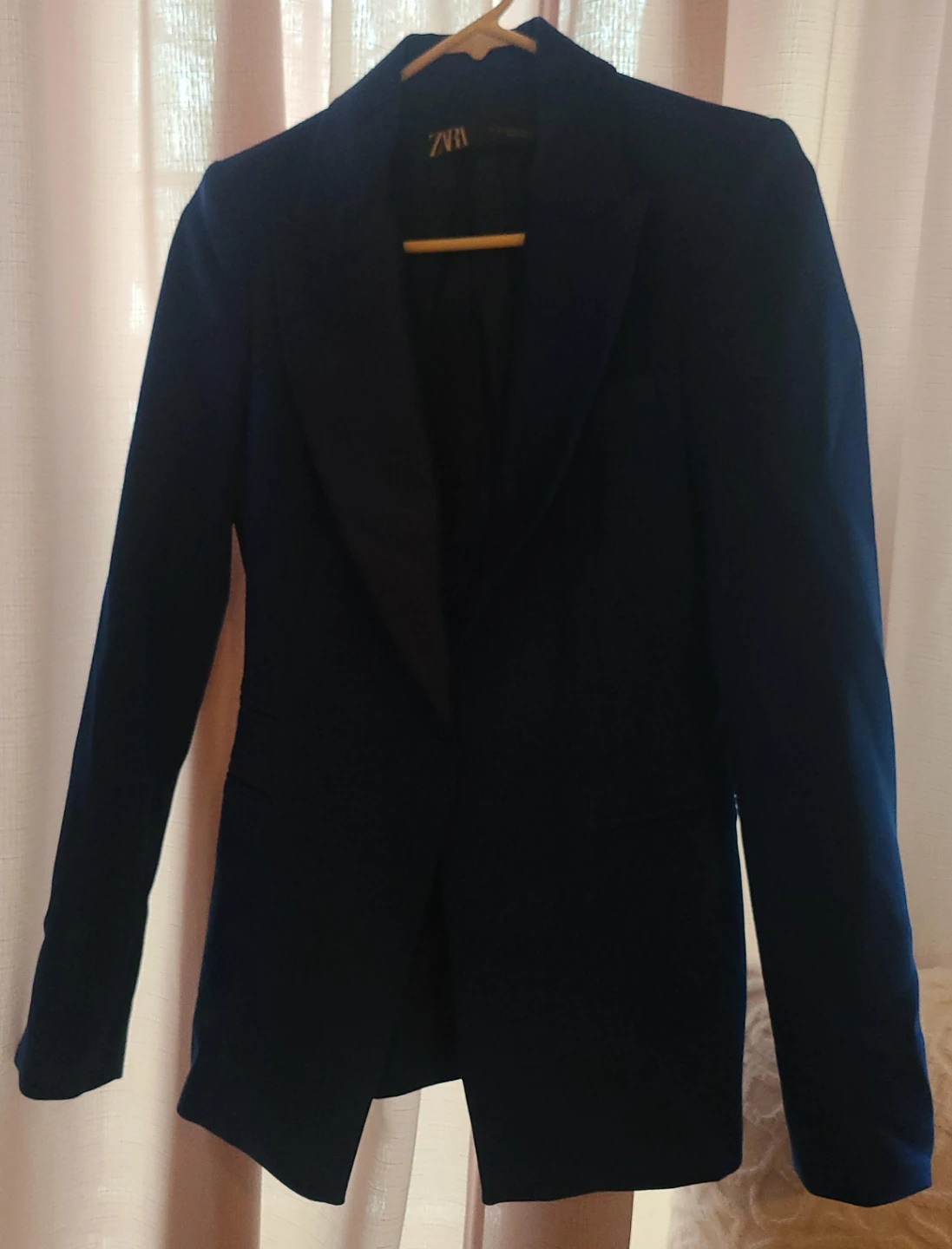 ZARA Navy Blue Blazer - Size XS
