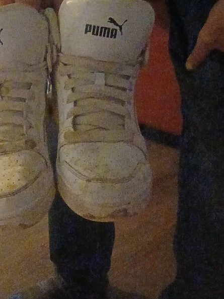 White Puma High-Top Sneakers