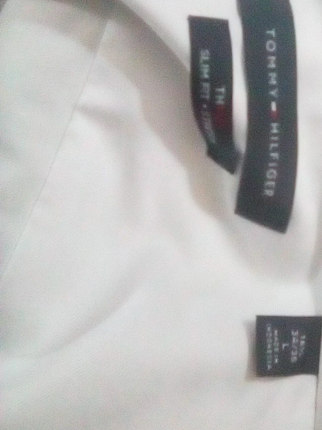 Tommy Hilfiger White Slim Fit Dress Shirt