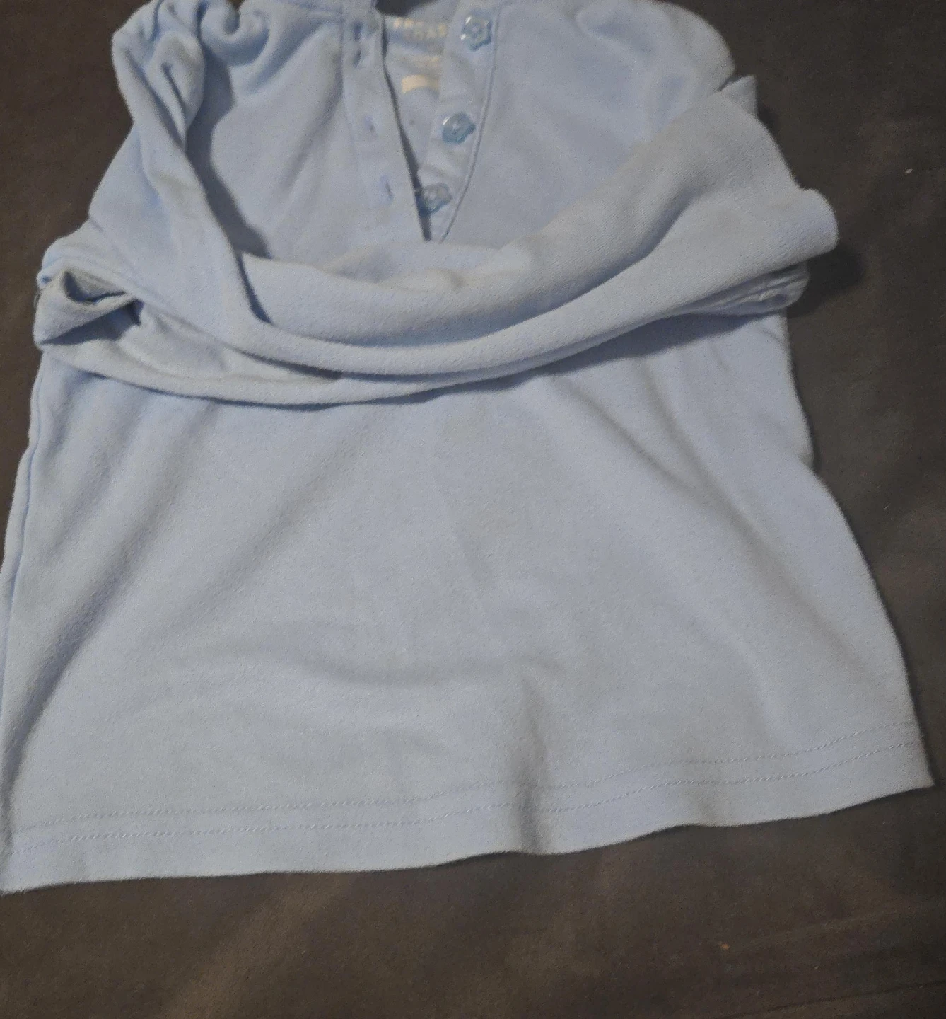Baby Blue Long-Sleeve Top