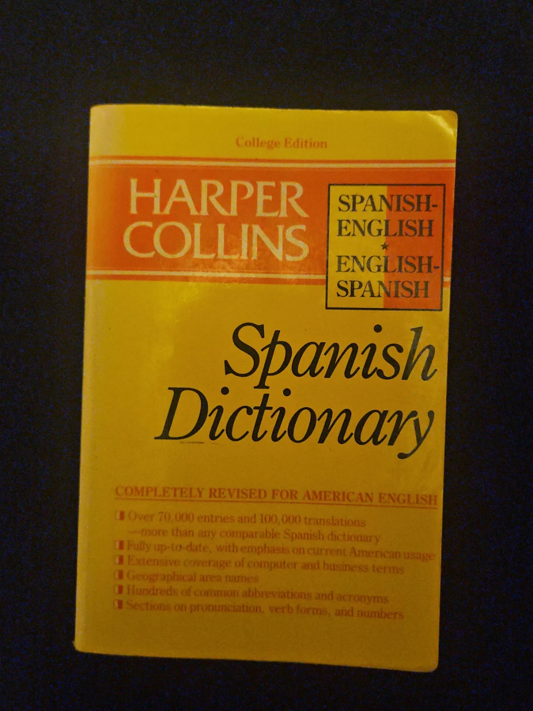 Harper Collins Spanish-English * English-Spanish Dictionary