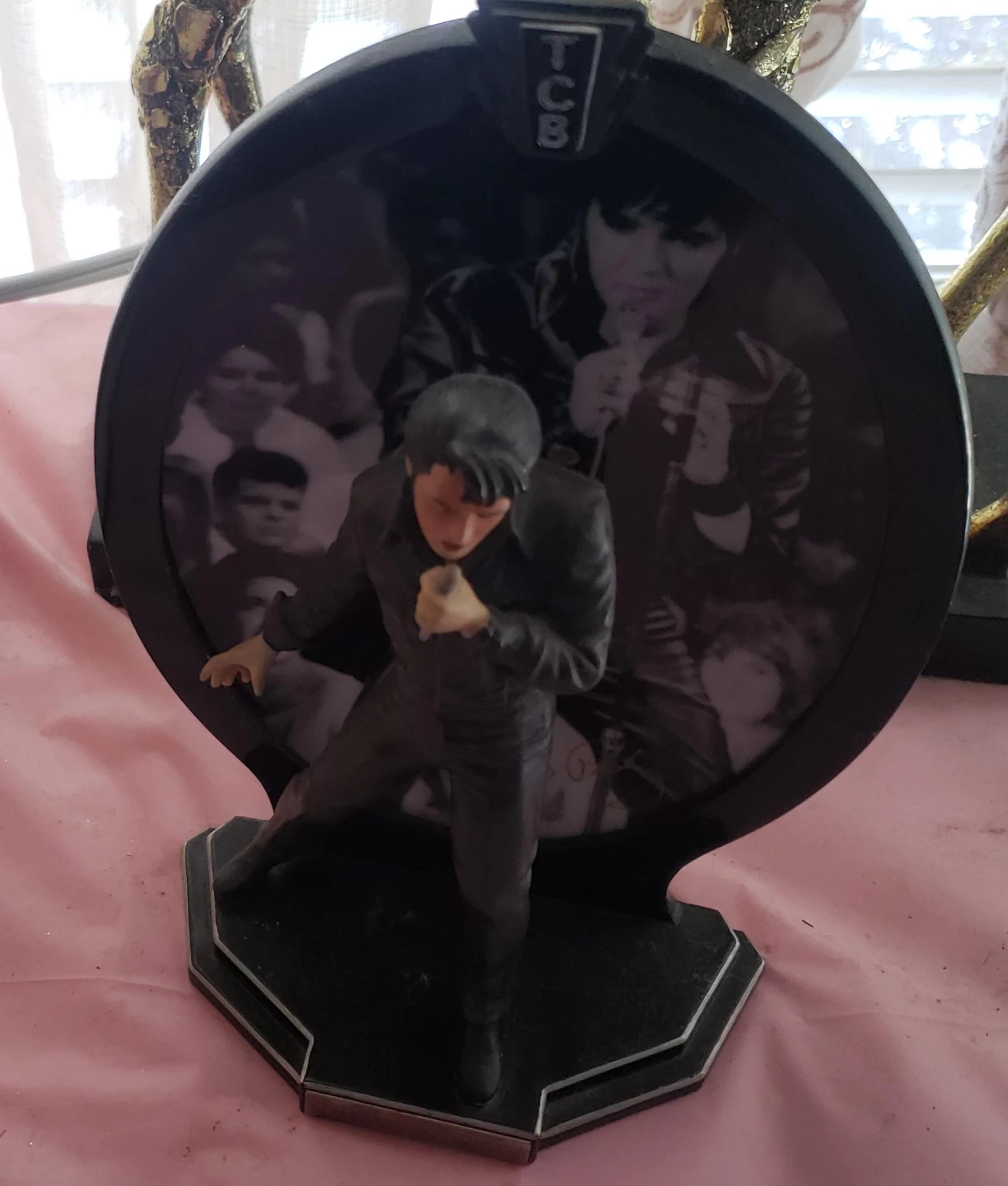 Elvis Presley "TCB" Figurine Display