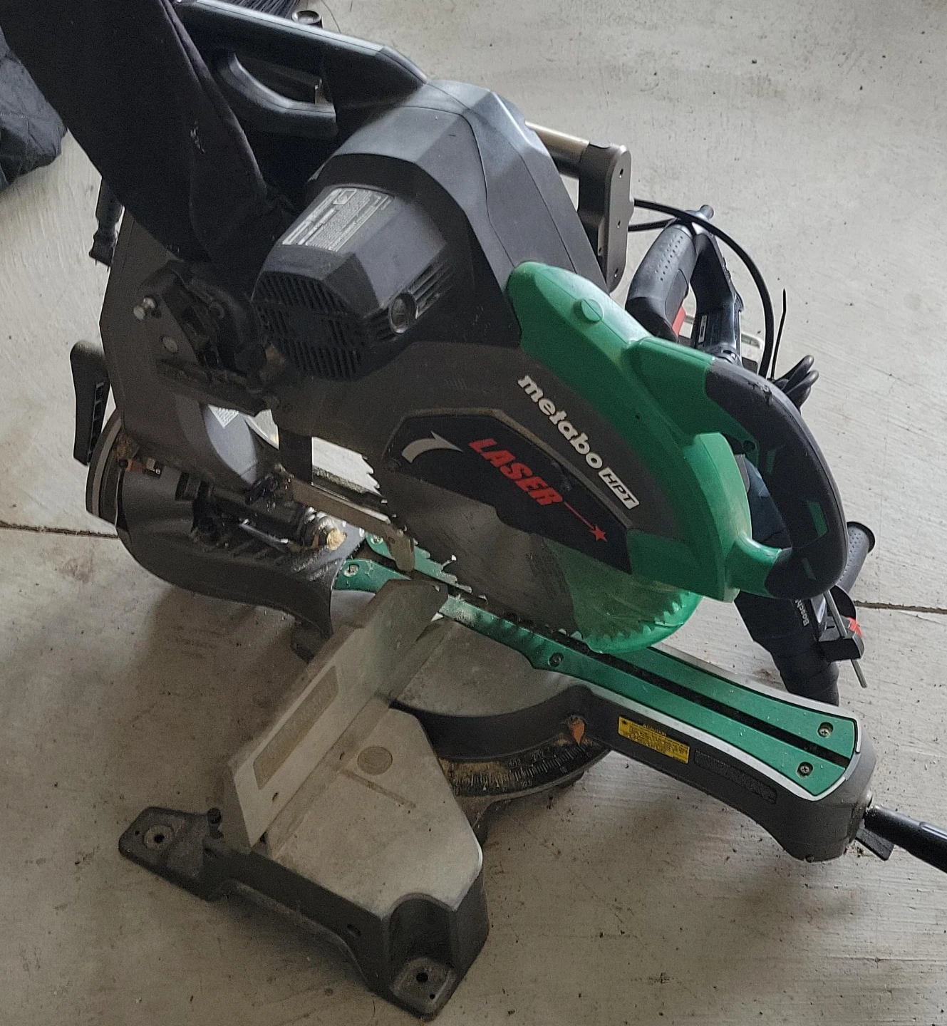 Metabo HPT Miter Saw with Laser Guide