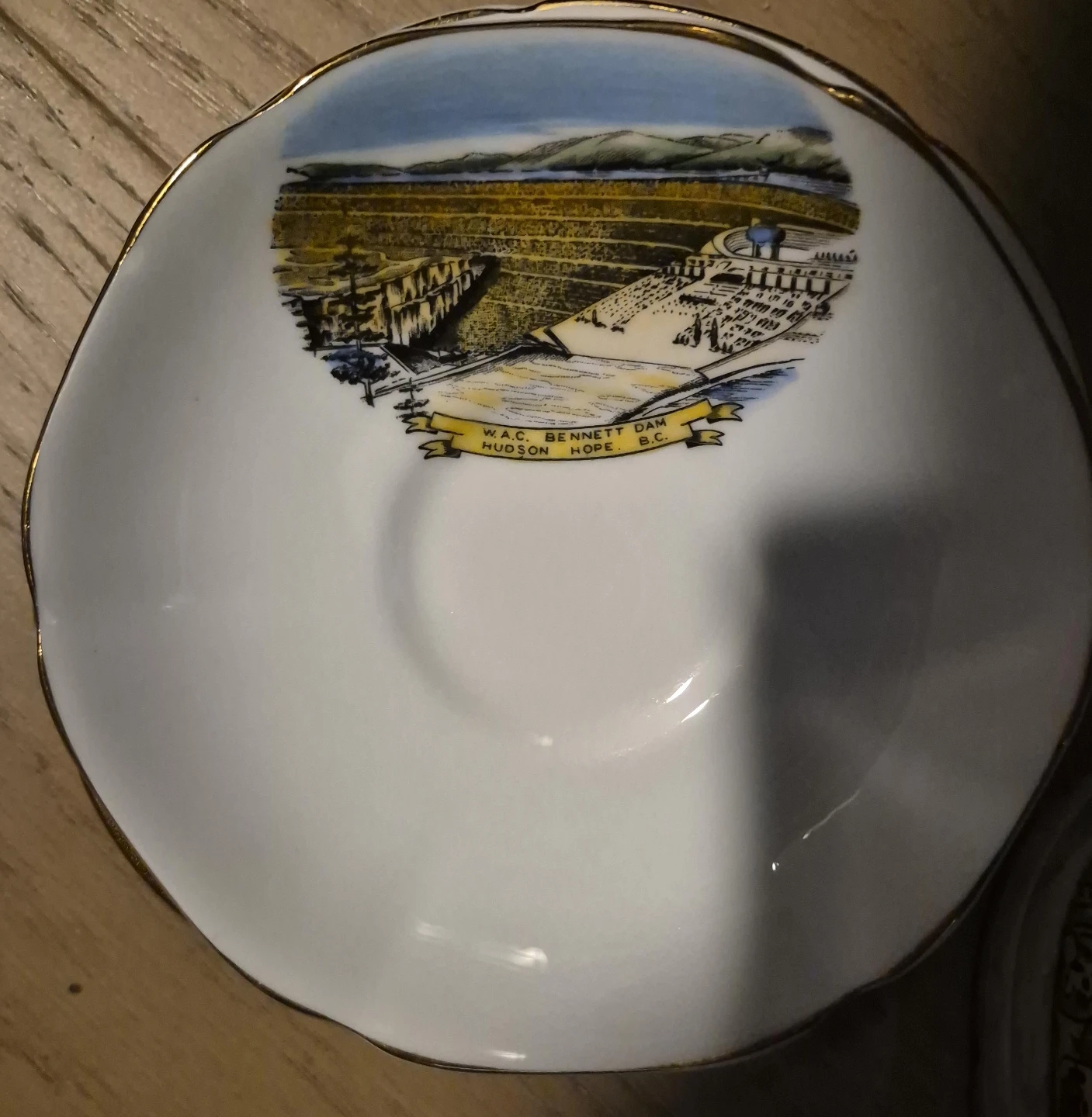 W.A.C. Bennett Dam Saucer - Hudson Hope, BC