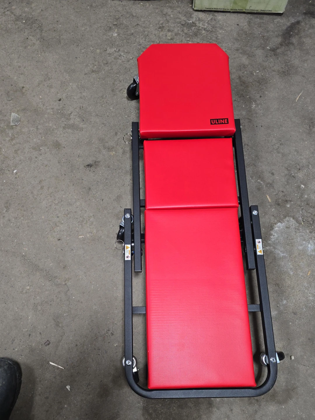 ULINE Red Mechanic Creeper
