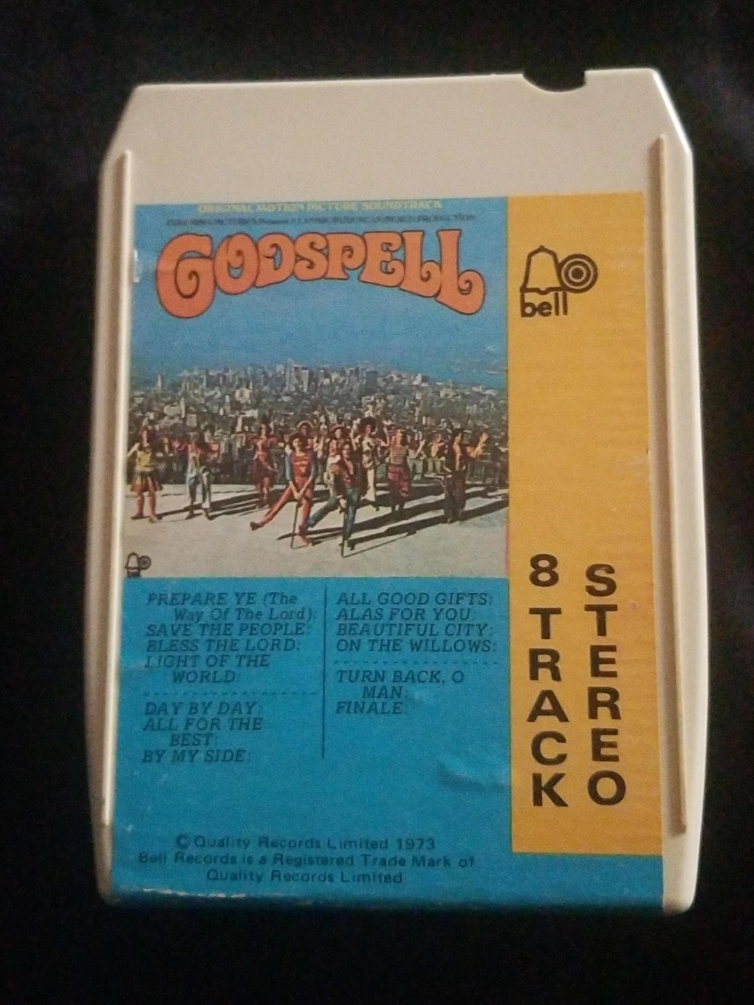 Godspell Original Motion Picture Soundtrack 8-Track Tape