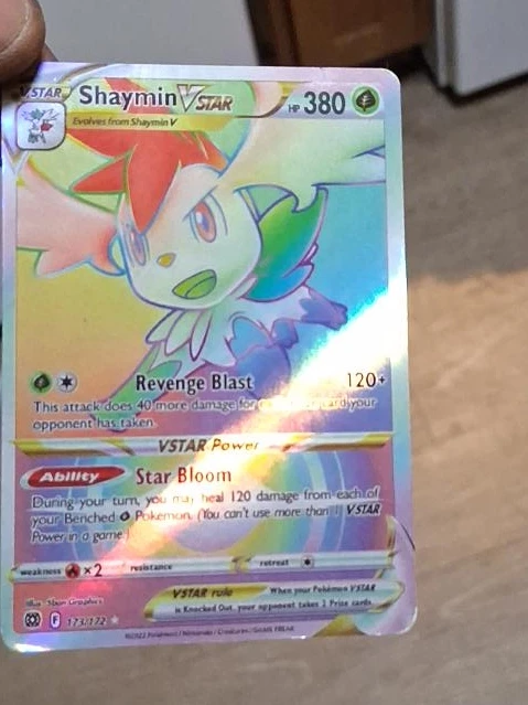 Shaymin VSTAR Pokemon Card