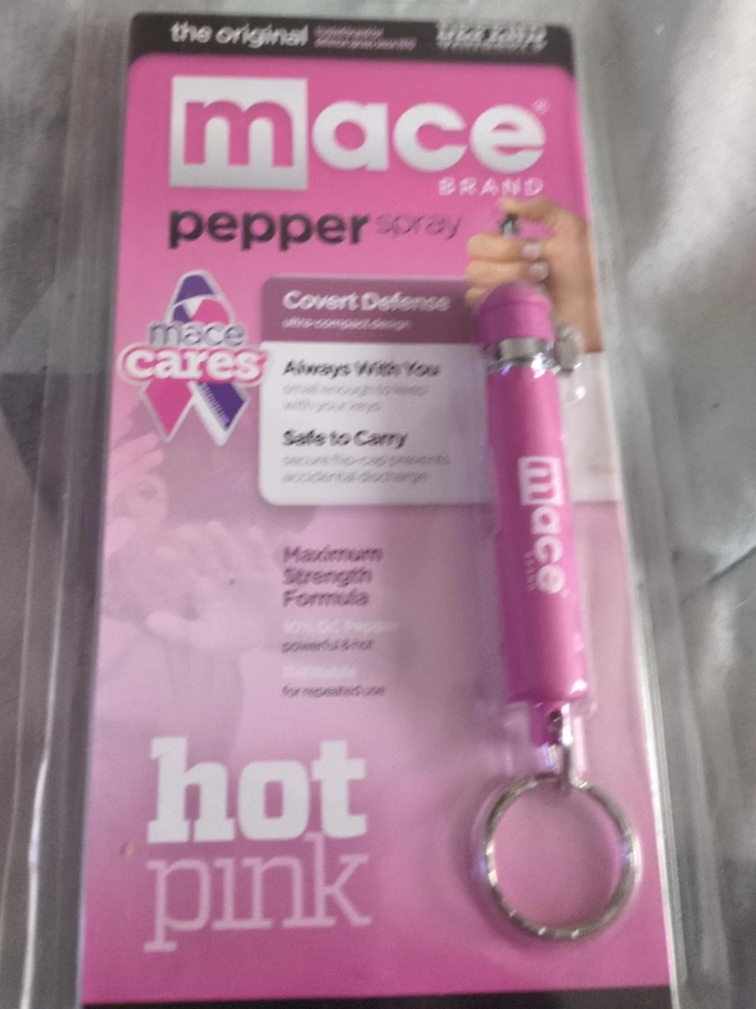 Mace Hot Pink Pepper Spray with Keyring