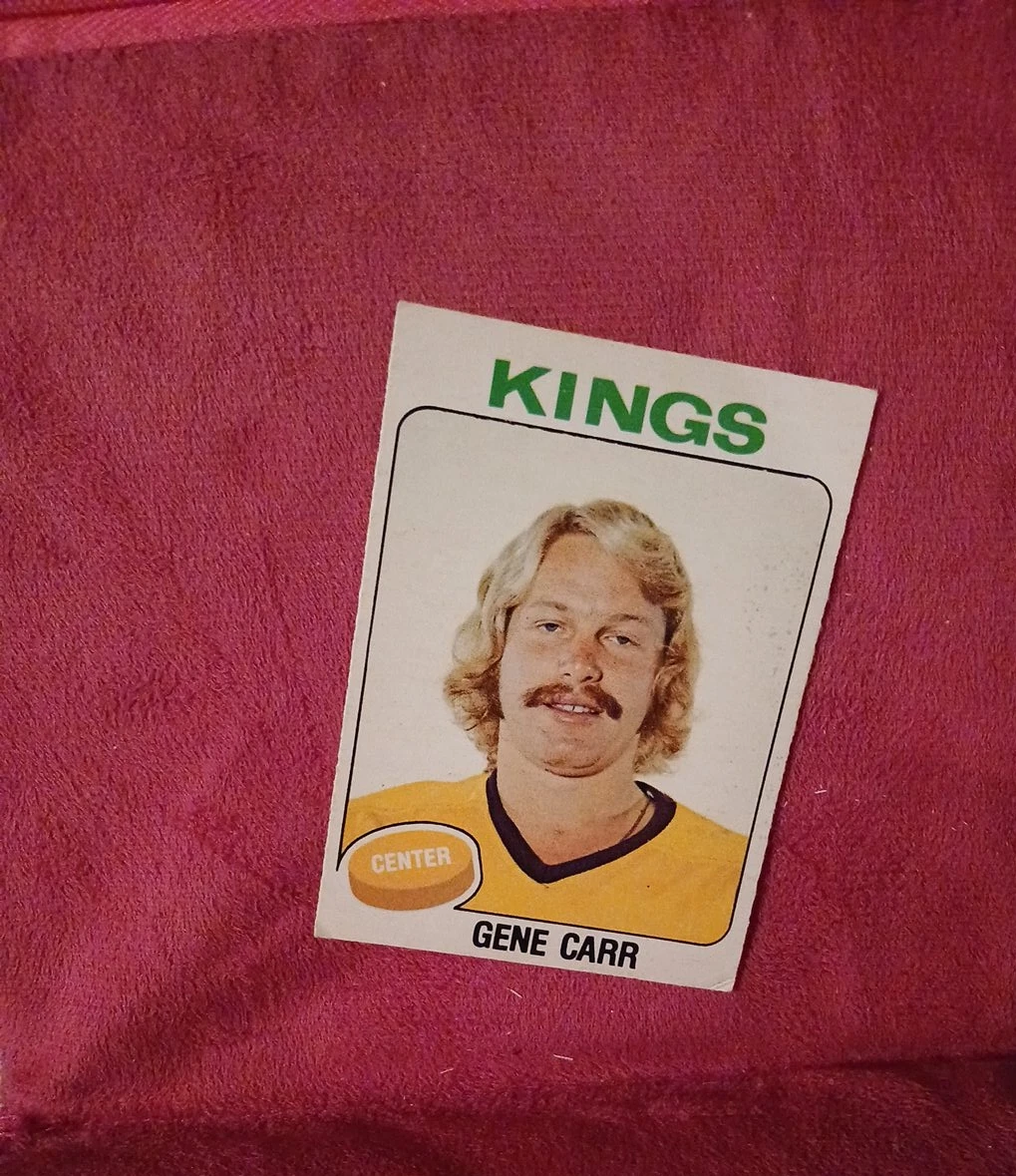 Gene Carr "Kings" Hockey Card
