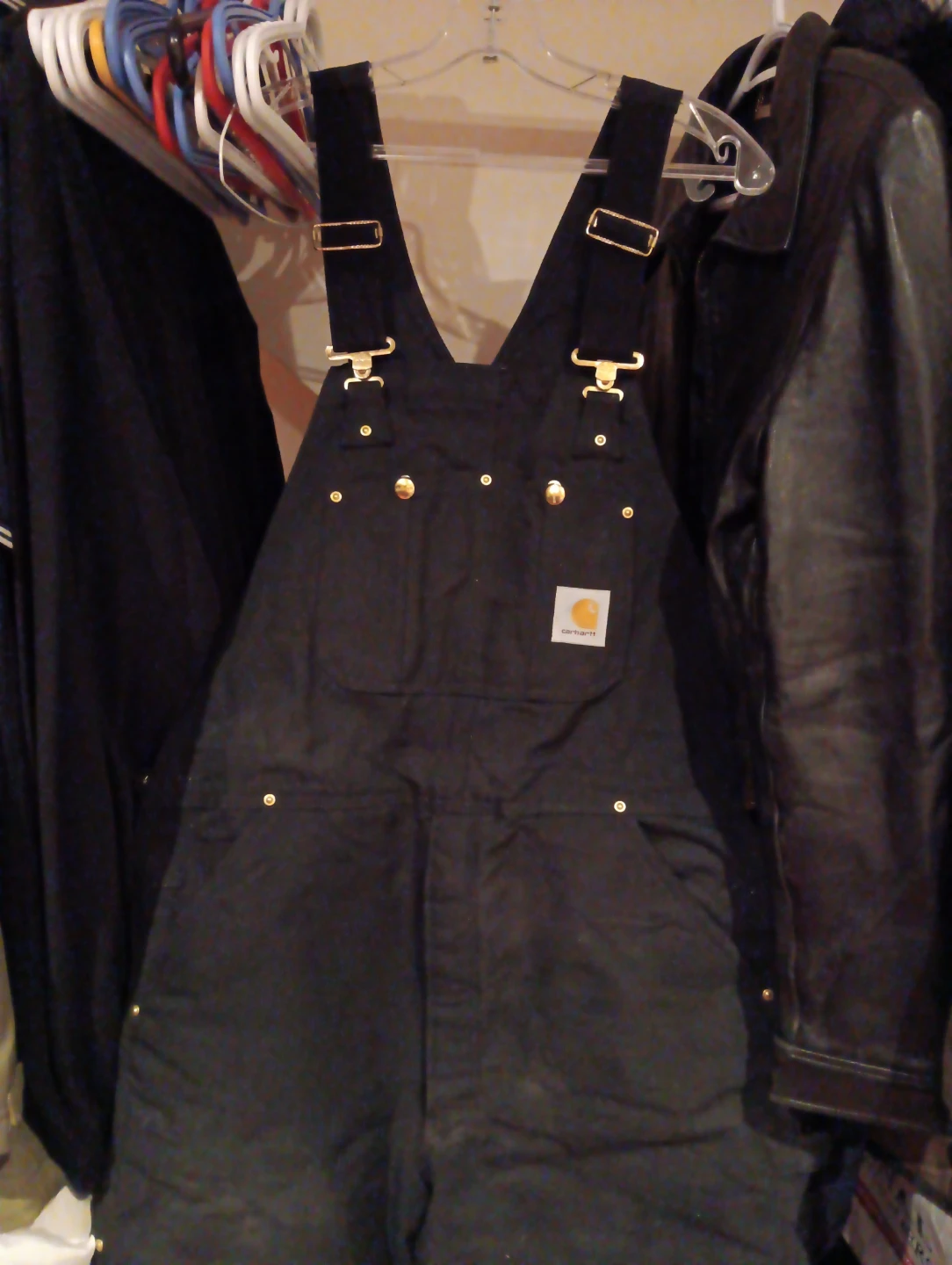 Carhartt Black Bib Overalls