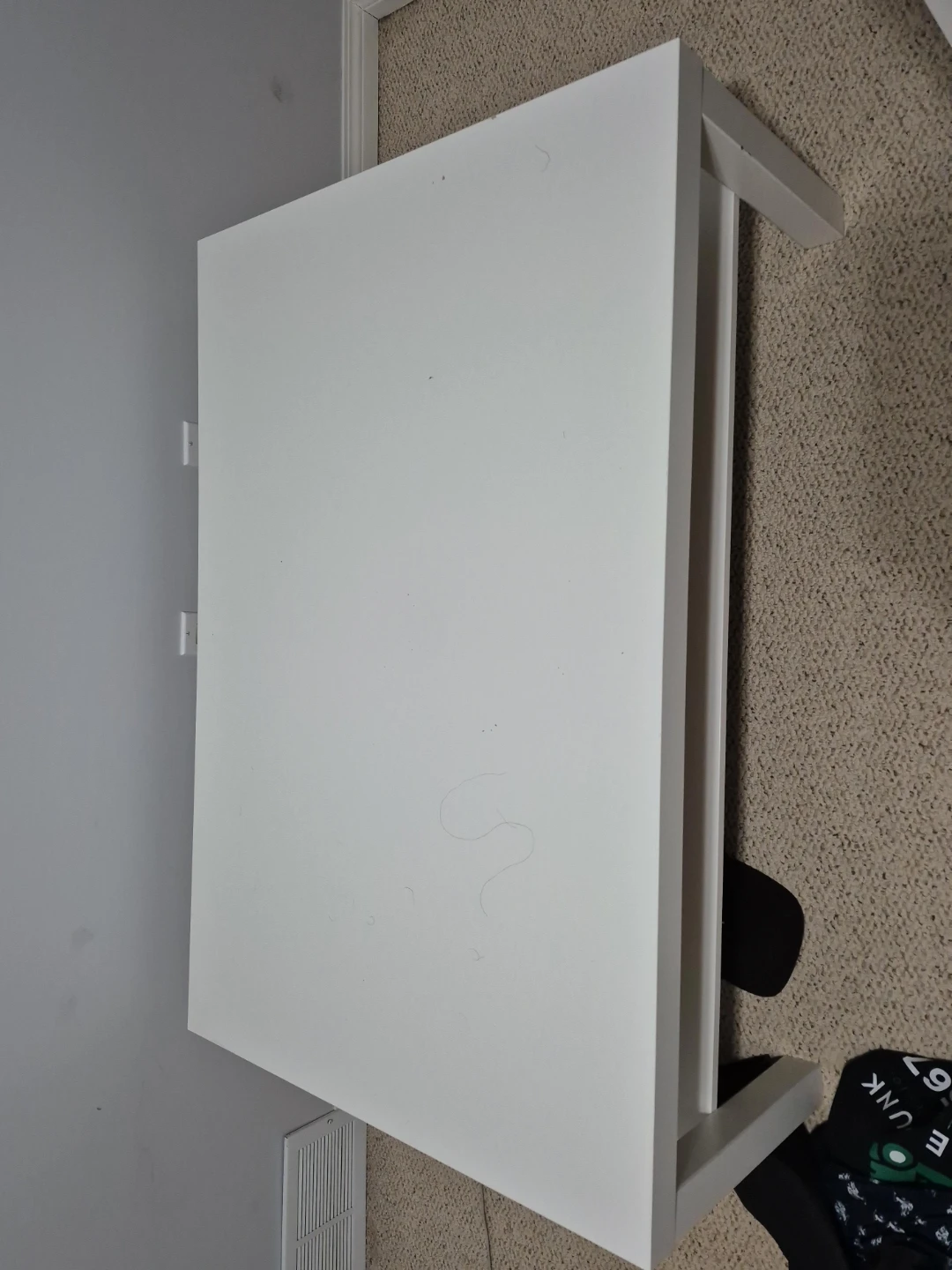 3 White Coffee Table with Shelf