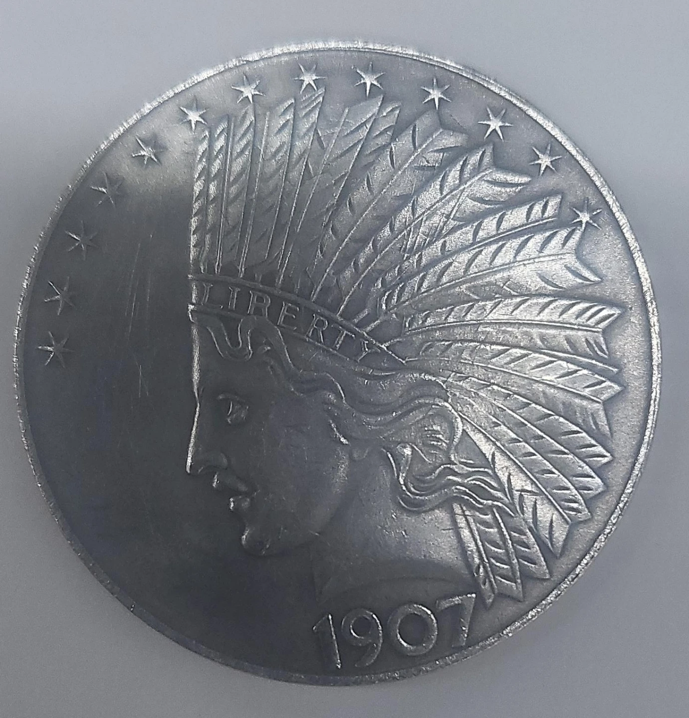 1907 Indian Head Liberty Coin