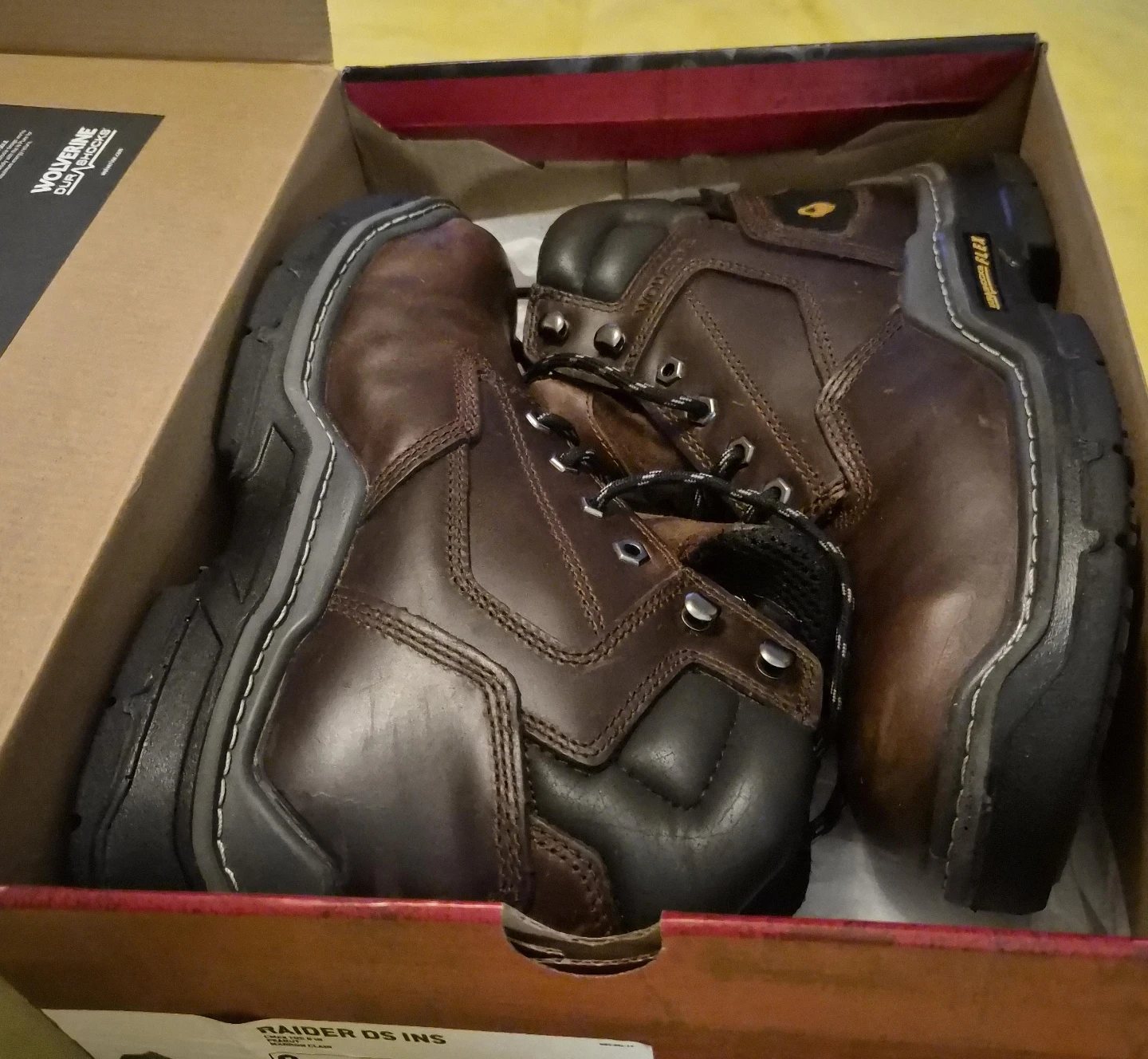 Wolverine Raider DS Ins 8" Work Boots