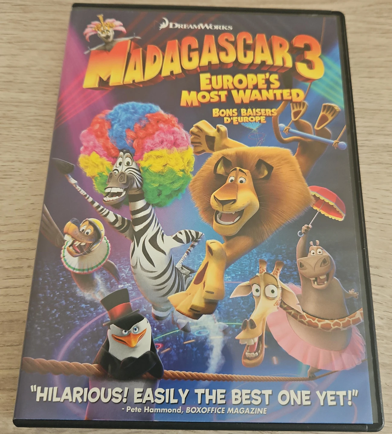 Madagascar 3: Europe's Most Wanted DVD