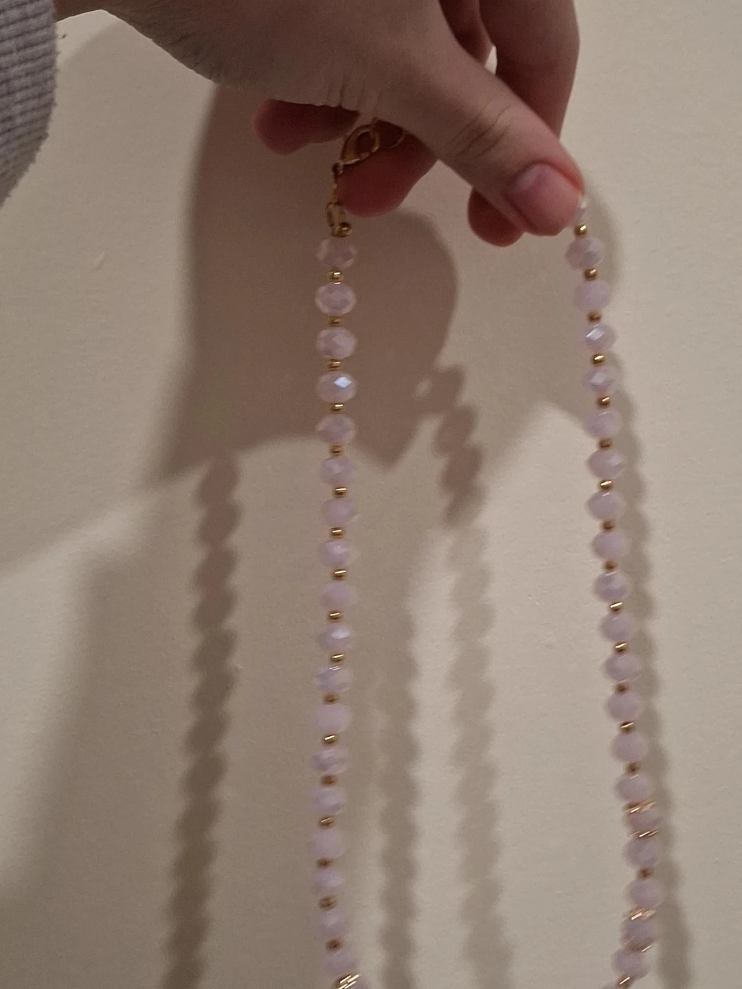 Handmade Beaded Chain Necklace