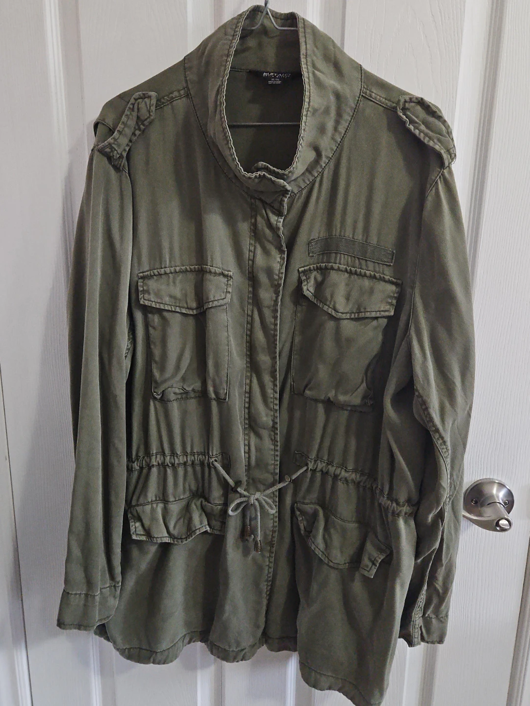 RUAZALIA Green Utility Jacket
