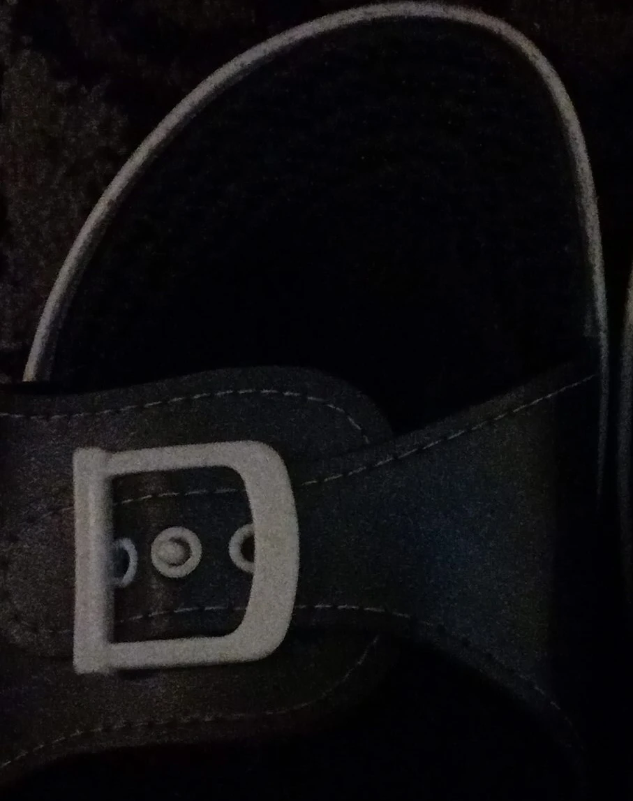 Black Sandals with Buckle