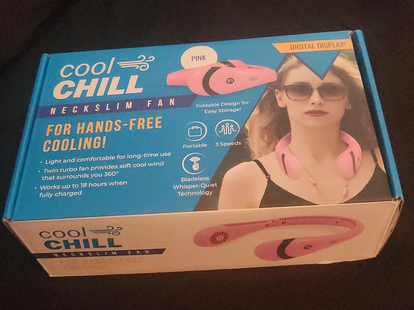 Cool CHILL NeckSlim Fan - Pink