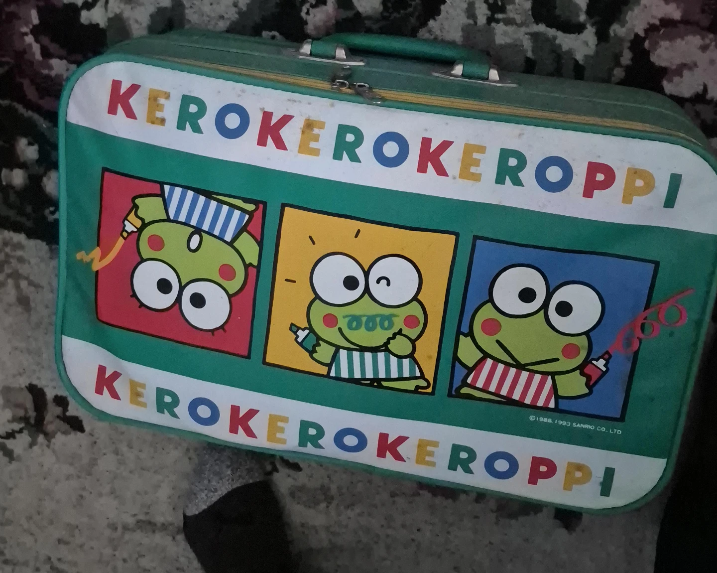Vintage Keroppi Luggage