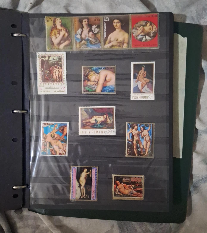 Collection of Art Stamps