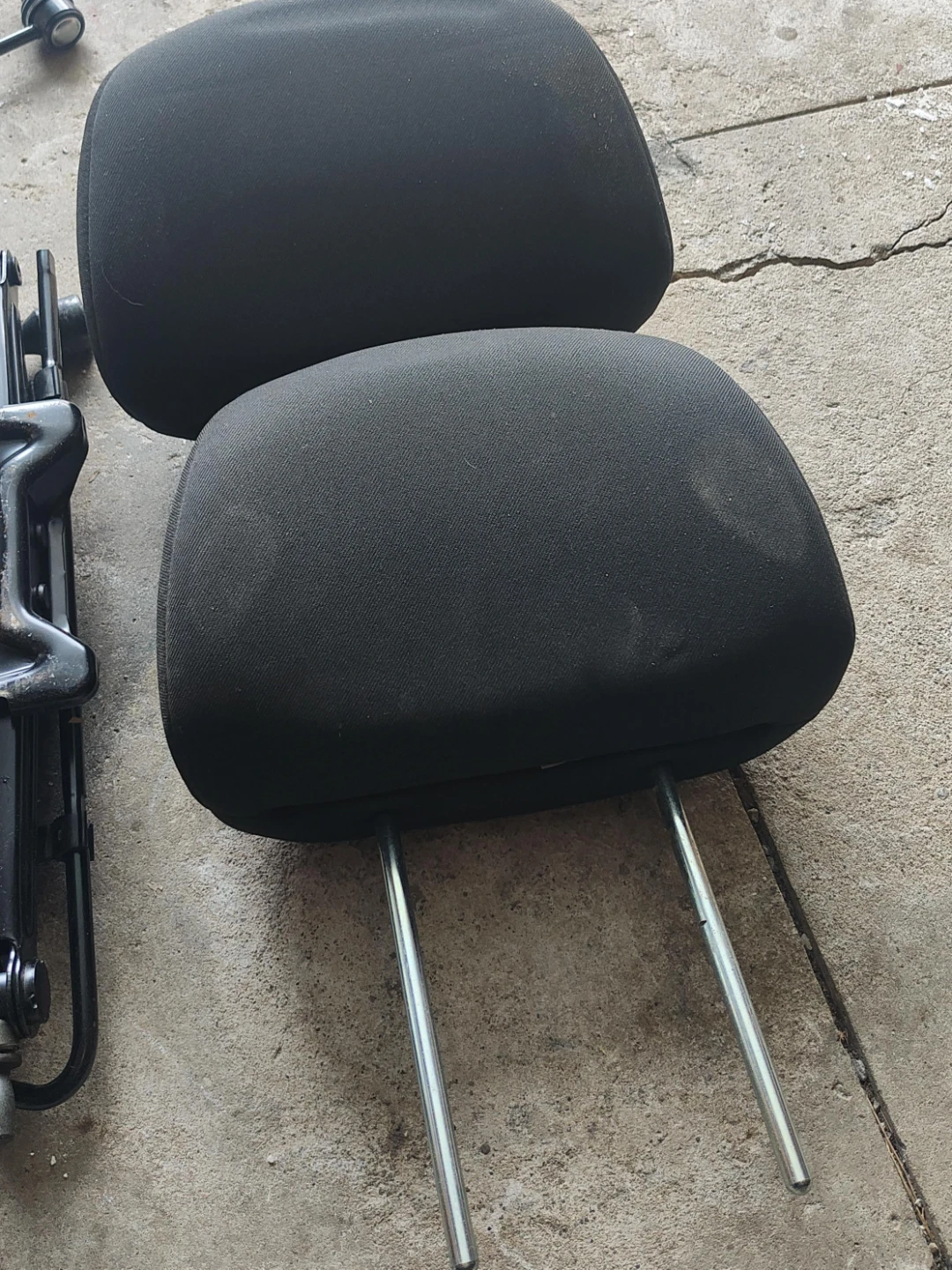 Pair of Black Car Headrests