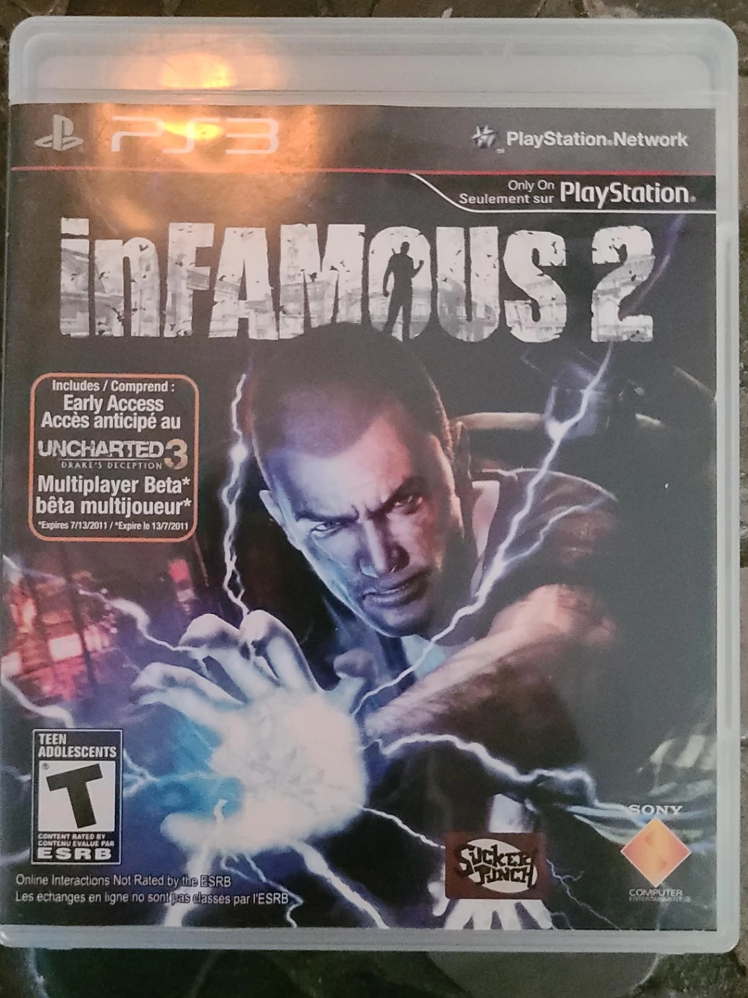 PlayStation 3 InFamous 2 Video Game