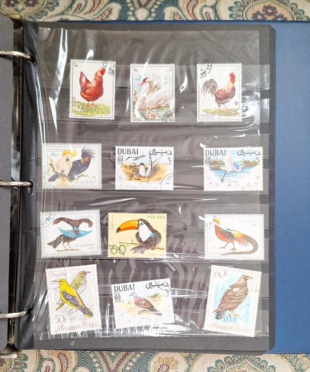 Collection of Bird Stamps