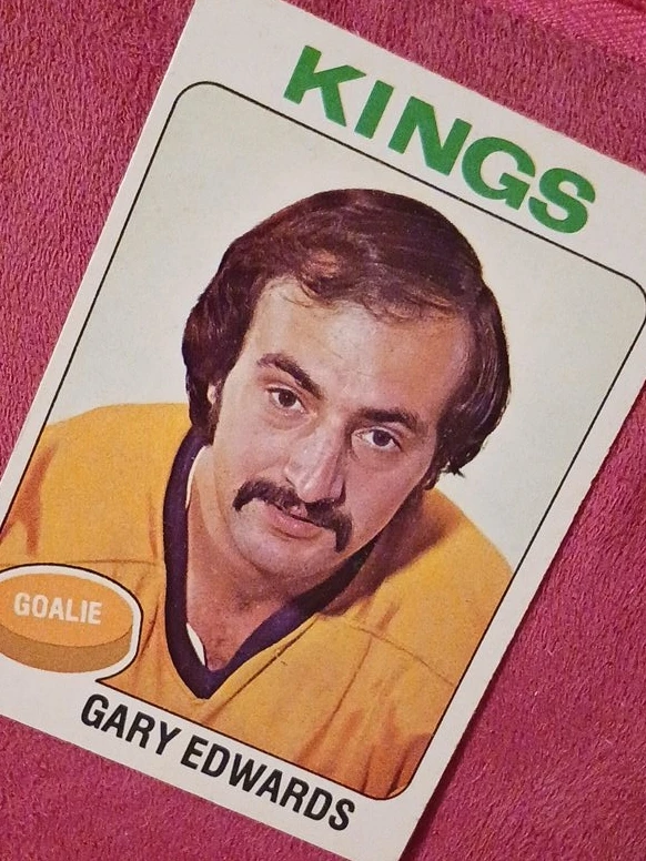 Gary Edwards Los Angeles Kings Hockey Card
