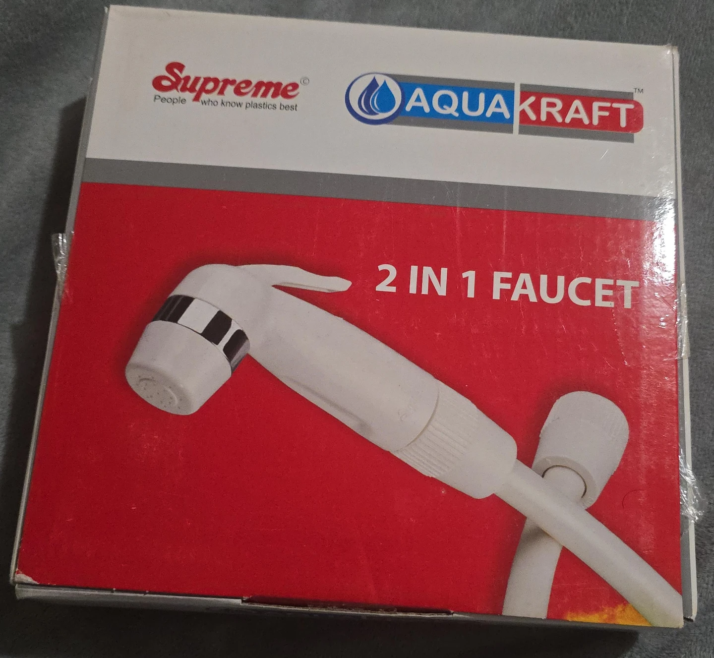 New AquaKraft 2 in 1 Faucet Sprayer